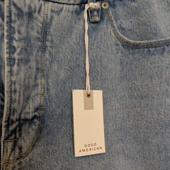 Good American Good 90s Duster Blue951 Size 16 NWT - Picture 7 of 8